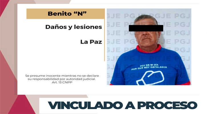 Vinculado a proceso por daños y lesiones culposas en La Paz