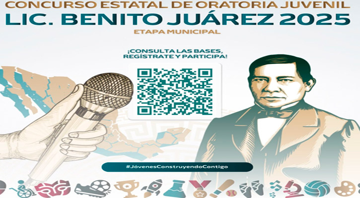 Invitan a jóvenes de Los Cabos a participar en el Concurso de Oratoria “Benito Juárez”