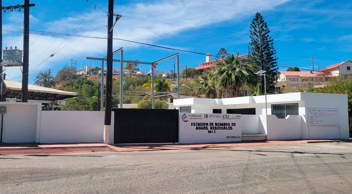 Por concluir la rehabilitación de la estación de bombeo de aguas residuales en Santa Rosalía
