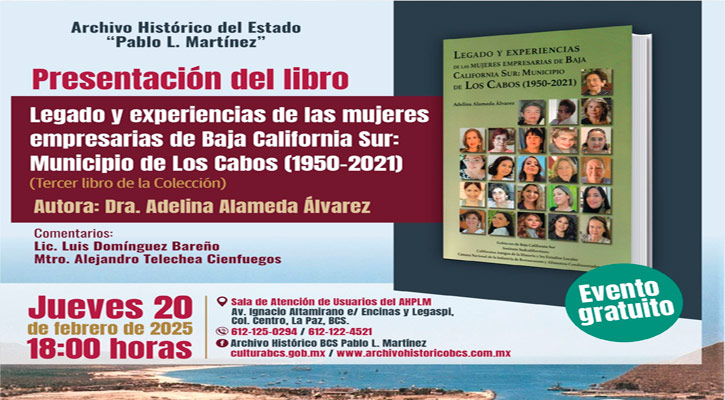 Presentarán en Los Cabos un libro sobre mujeres empresarias, legado y experiencias
