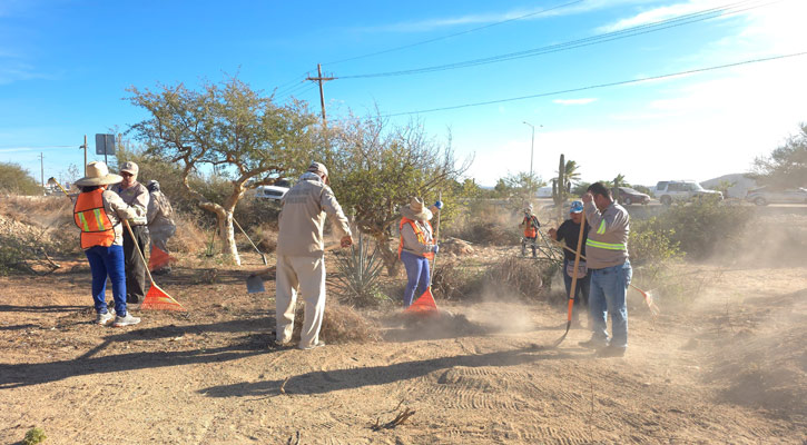 Refuerza Ayuntamiento de Los Cabos jornadas de limpieza en puntos estratégicos