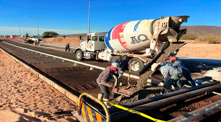 Avance del 95% lleva la construcción de la calle Prosperidad en La Paz
