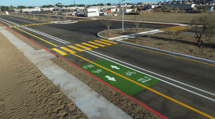 Entregan en La Paz pavimentación de calle Santa Rosa y rehabilitación del bulevar Altamira