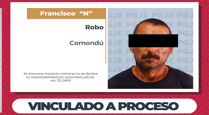 Vinculan a proceso a “El Frank” por robo de un celular y dineros en efectivo en Constitución