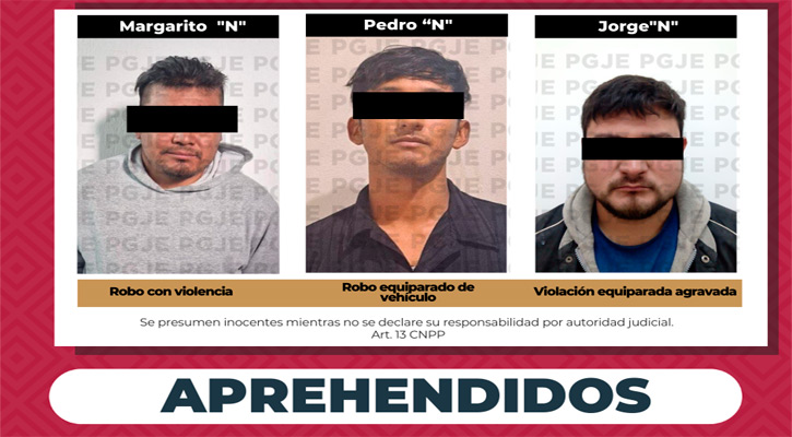 Aprehenden a 3 imputados por diversos delitos en La Paz, CSL y Alberto Alvarado Aprehenden a 3 imputados por diversos delitos en La Paz, CSL y Alberto Alvarado
