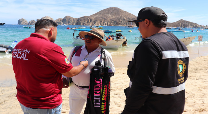 Supervisan por spring break los puestos de seguridad y auxilio en playa El Médano, en CSL
