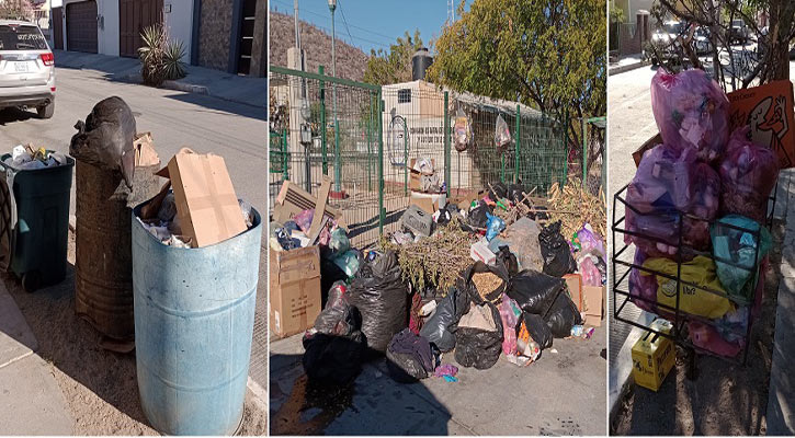 La Paz convertida en un basurero a dos semanas del paro de burócratas La Paz convertida en un basurero a dos semanas del paro de burócratas