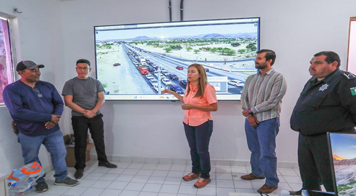Presentan avances del Centro de Monitoreo Vial en La Paz