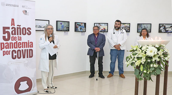 Inauguraron exposición fotográfica “A cinco años de la pandemia en Baja California Sur”