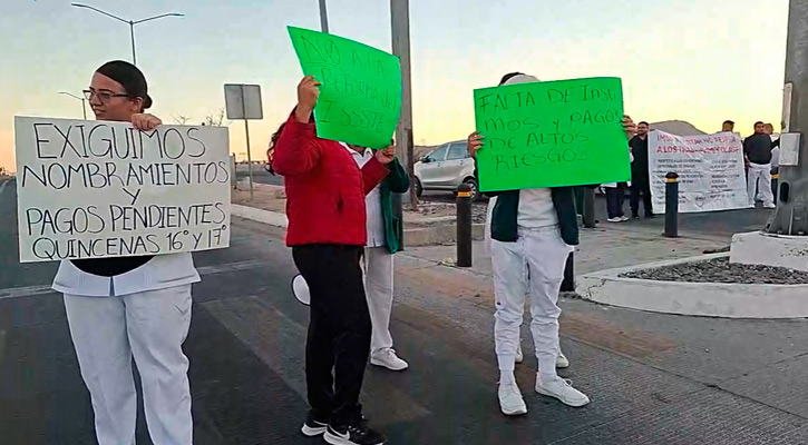 Confían trabajadores de IMSS Bienestar que ahora sí haya avances en sus demandas en BCS Confían trabajadores de IMSS Bienestar que ahora sí haya avances en sus demandas en BCS