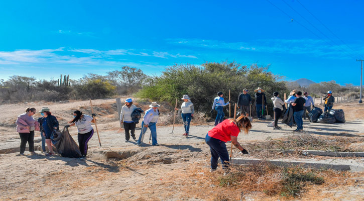 Realizaron jornada de limpieza en el arroyo Salto Seco en CSL
