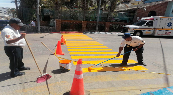 Refuerzan seguridad vial en zona turística de CSL