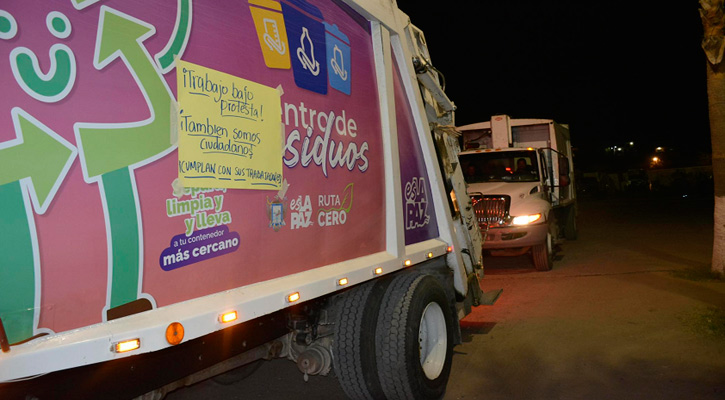 Dos semanas se llevará regularizar recolección de basura en La Paz tras paro de trabajadores