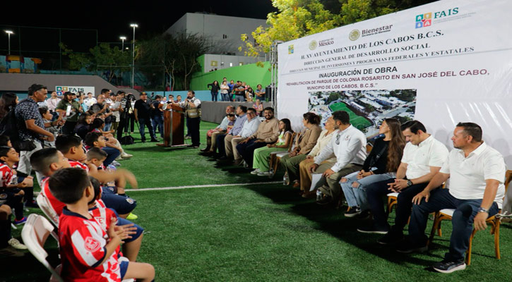 Entrega Ayuntamiento de Los Cabos rehabilitación del parque Rosarito en SJC; se invirtieron más de 12 mdp Entrega Ayuntamiento de Los Cabos rehabilitación del parque Rosarito en SJC; se invirtieron más de 12 mdp