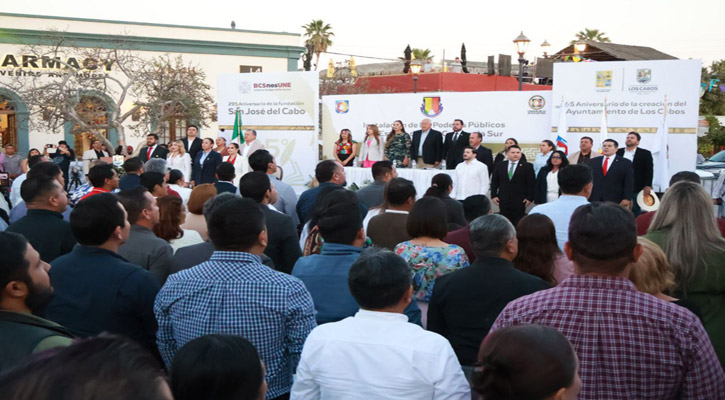 Celebró el gobierno de BCS los 295 años de fundación de SJC