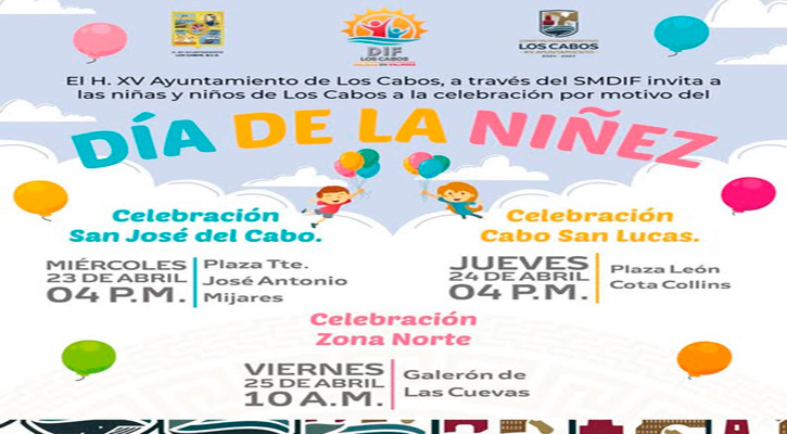 Invitan a celebrar el Día de la Niñez en Los Cabos Invitan a celebrar el Día de la Niñez en Los Cabos