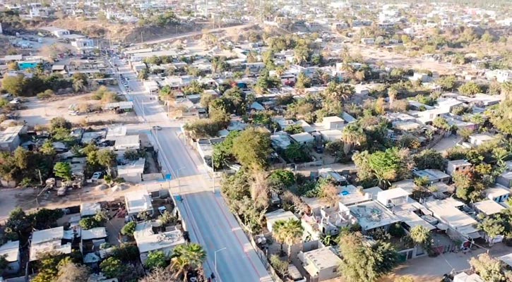 Entregó el alcalde Christian Agúndez pavimentaciones en la colonia Vado de Santa Rosa, en San José del Cabo