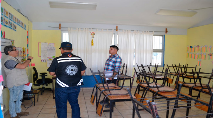 Supervisa Protección Civil de La Paz refugios temporales para la próxima temporada ciclónica 2025 Supervisa Protección Civil de La Paz refugios temporales para la próxima temporada ciclónica 2025