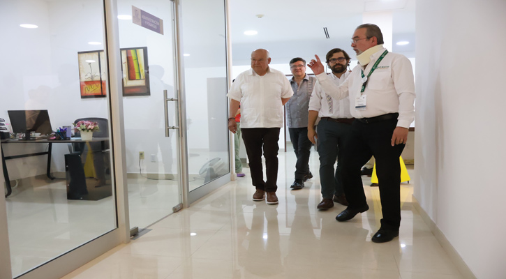 Inauguró el gobernador Víctor Castro oficinas administrativas de IMSS-Bienestar en BCS