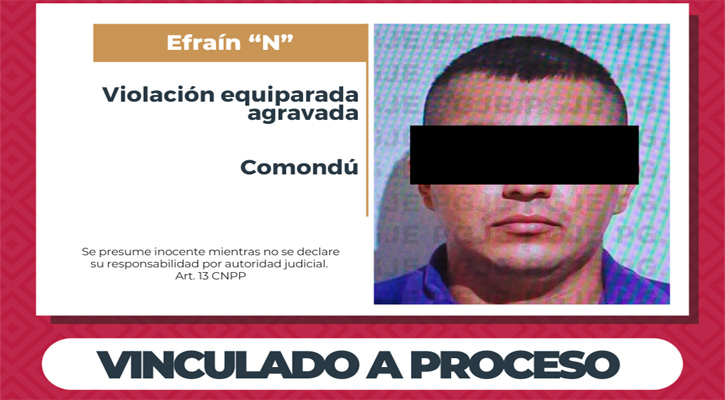 Vinculado a proceso y prisión preventiva contra imputado por violación en Ciudad Constitución