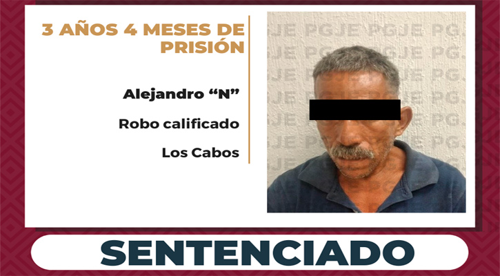 Sentenciado a más de 3 años de prisión por robo a una farmacia en CSL