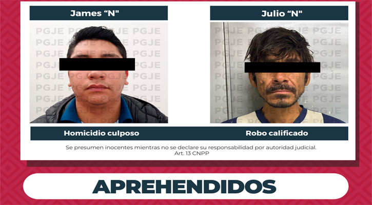 Aprehenden a 2 personas por diversos delitos en Todos Santos y Guerrero Negro