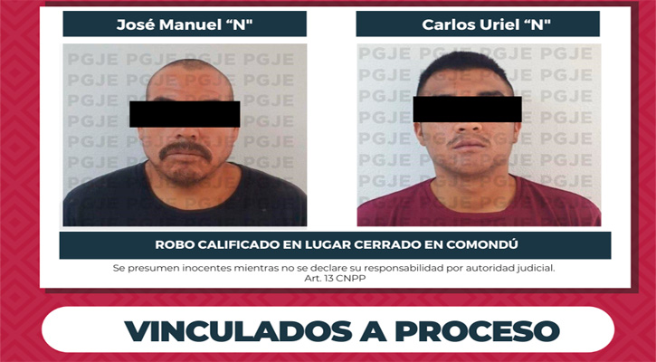 Prisión preventiva para imputados por robo en Ciudad Constitución