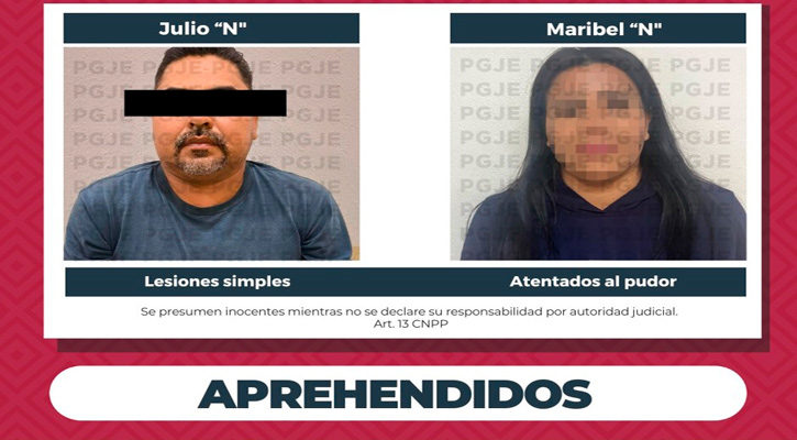 Aprehenden a 2 personas por diversos delitos en La Paz y SJC