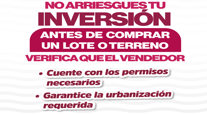 Alerta el Ayuntamiento de La Paz sobre venta irregular de terrenos