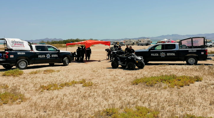 Instalaron 90 puntos de auxilio en BCS para atender a vacacionistas durante Semana Santa