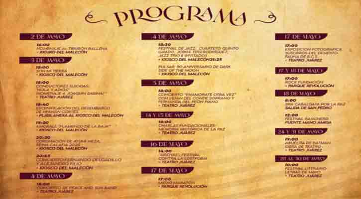 Continúan las actividades por el 490 Aniversario de Fundación de La Paz