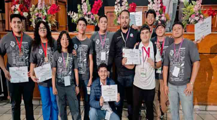 Obtienen estudiantes de la UABCS medalla de bronce en Infomatrix Nacional