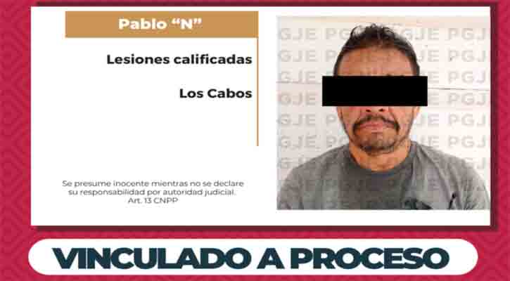 Vinculado a proceso por golpear con una piedra en la cabeza a una persona en SJC