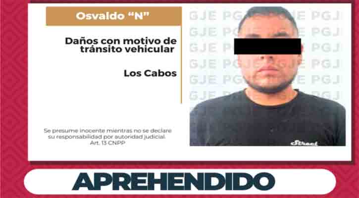 Aprehenden a imputado por daños culposos en SJC