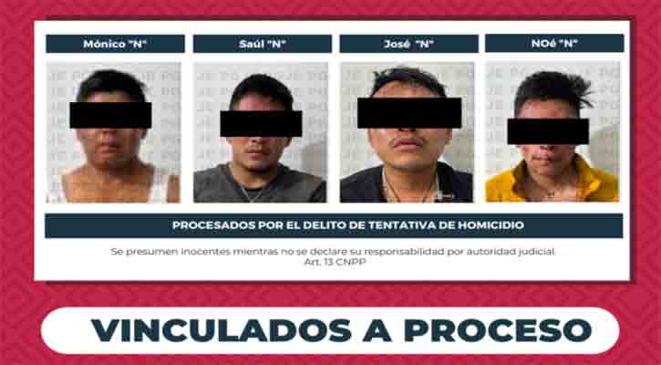 Vinculan a proceso a probables responsables de 7 cargos de homicidio en CSL  