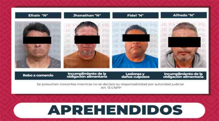 Cumplimentan órdenes de aprehensión por diversos delitos en La Paz y Mulegé