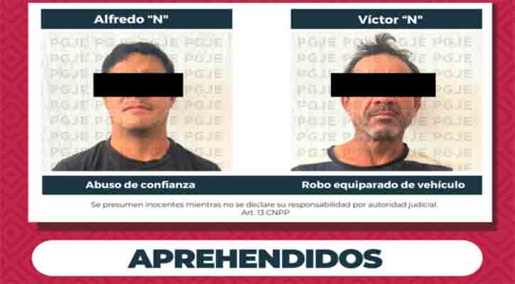 Cumplimentan 2 órdenes de aprehensión en SJC