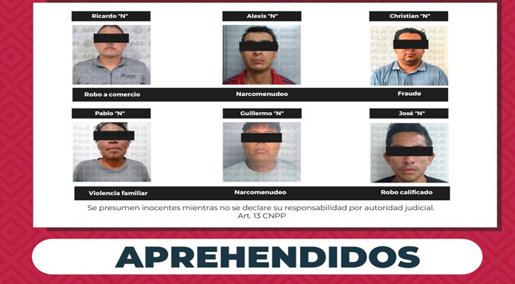 Aprehenden a 6 personas por diversos delitos en La Paz, Alberto Alvarado y CSL