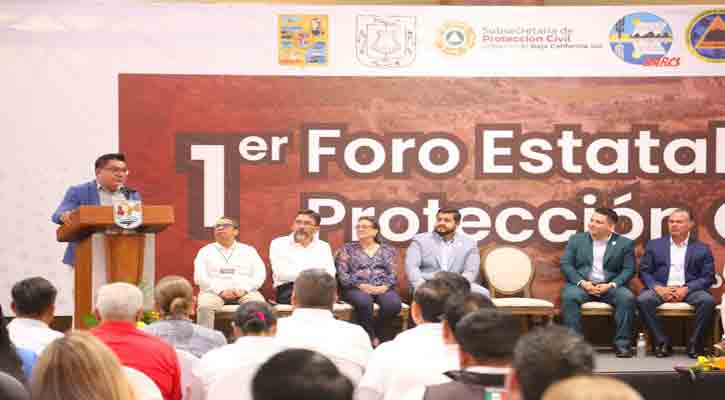 Inauguran Primer Foro Estatal de Protección Civil Los Cabos 2025