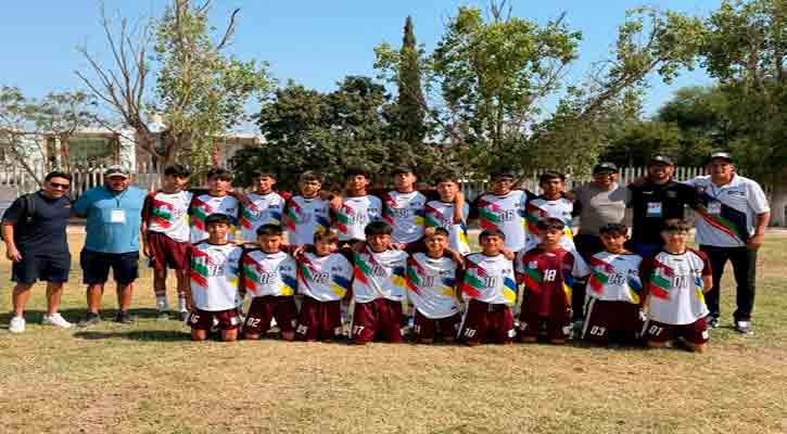 Selección de futbol U13 de BCS avanza como líder rumbo a la Olimpiada Nacional 2025