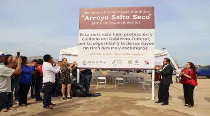 Inicia jornada de recuperación del arroyo Salto Seco, en Cabo San Lucas
