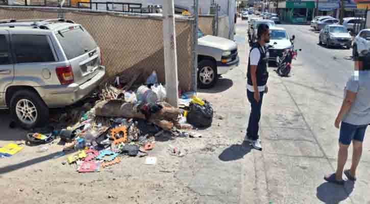 Sancionarán a comercios por la acumulación de basura en vía pública en Los Cabos