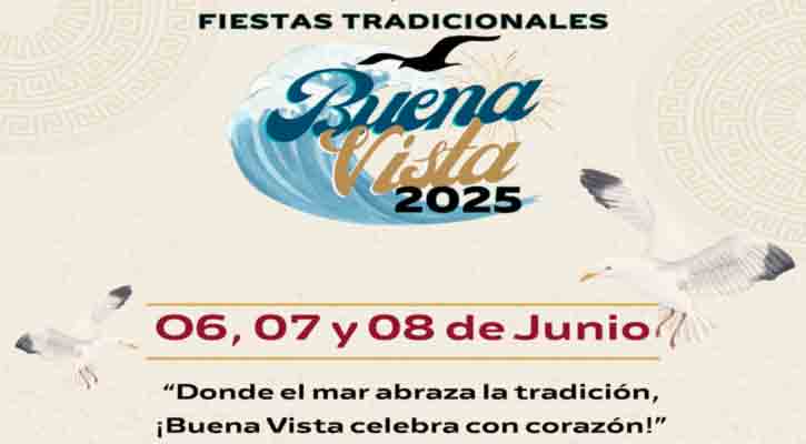 Anuncian programa oficial de las Fiestas Tradicionales Buena Vista 2025