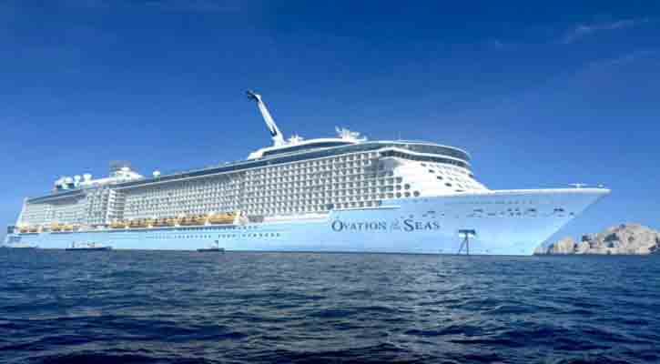 Con más de 6 mil pasajeros arribó crucero Ovation of the Seas a CSL Con más de 6 mil pasajeros arribó crucero Ovation of the Seas a CSL