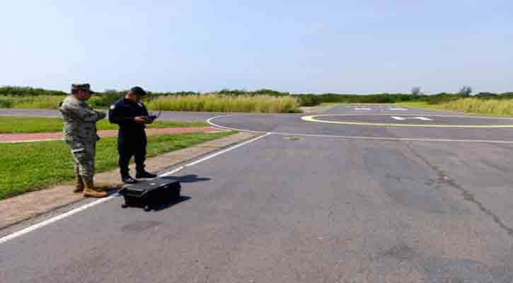 Se capacita a la Unidad de Vehículos Aéreos No Tripulados de BCS en operación táctica de drones