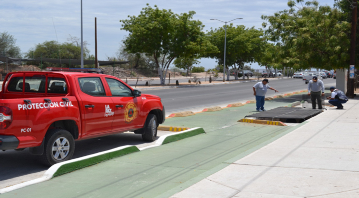 Realiza Protección Civil de La Paz recorridos preventivos en zonas de riesgos