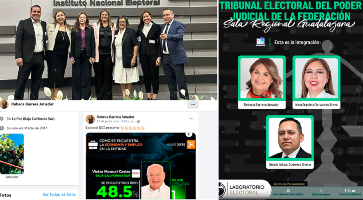 Asegura Rebeca Barrera que no llega recomendada a la Sala Regional Guadalajara del TEPJF