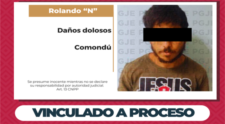 Vinculan a proceso y prisión contra cuarto imputado por daños por incendio en Ciudad Constitución