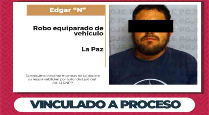 Vinculado a proceso por robo de una motocicleta en La Paz Vinculado a proceso por robo de una motocicleta en La Paz