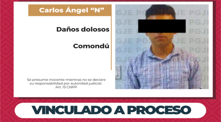 Vinculado a proceso tercer imputado por daños dolosos con agravantes de pandilla en Ciudad Constitución